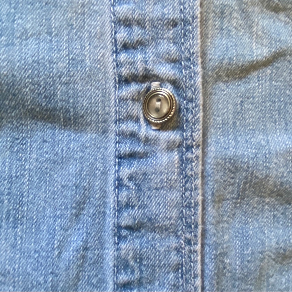 Gap Denim Button Up Blouse - image 4